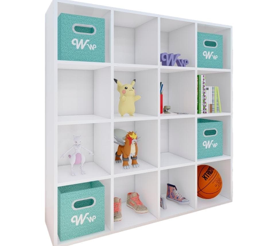 Juguetero blanco modular