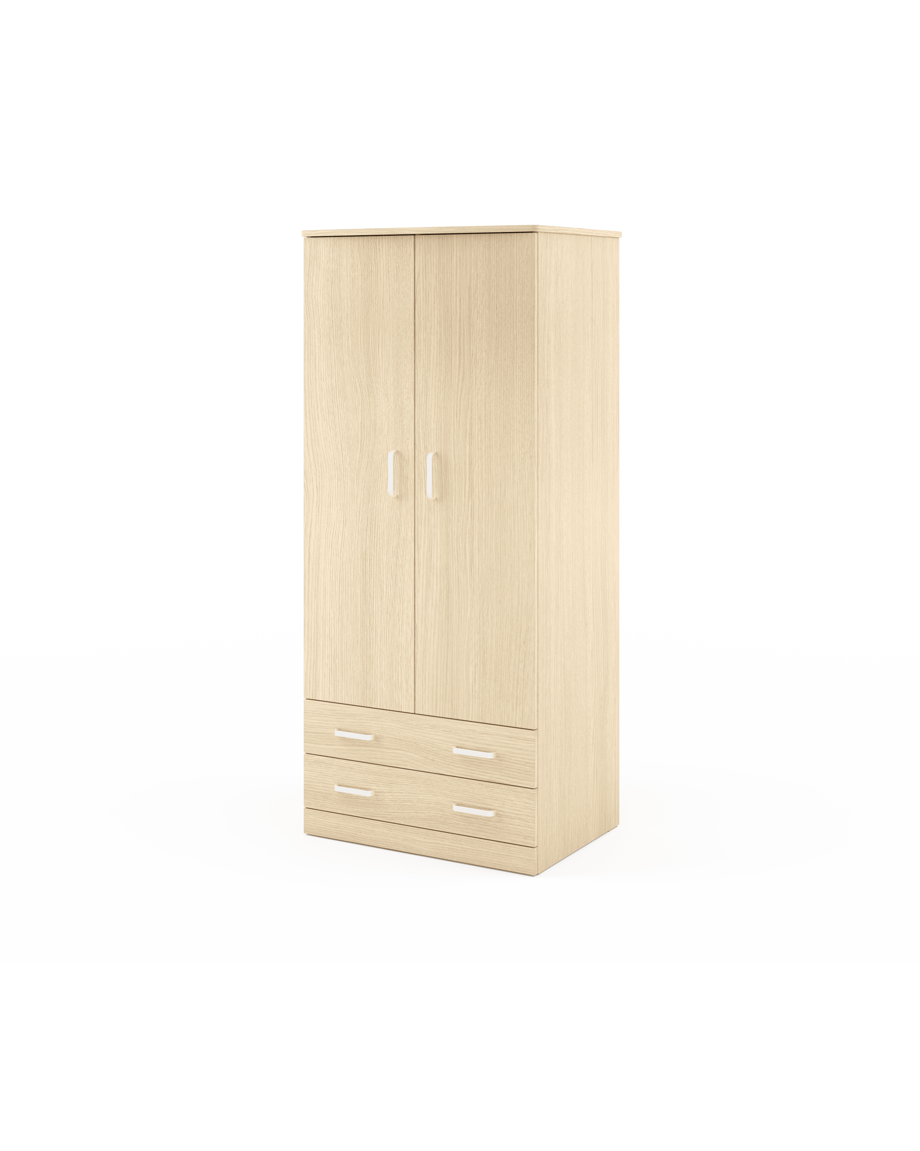 Ropero roble claro compacto